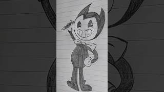 How To Draw Bendy from Bendy And The Ink Machine BATIM [upl. by Ahseim936]