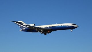 Boeing B727 MSTAR Landing and Takeoff  Hamburg Airport [upl. by Nosemyaj]