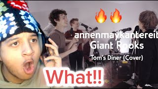 This is CRAZY First time reaction to Toms Diner Cover  AnnenMayKantereit x Giant Rooks [upl. by Concha286]