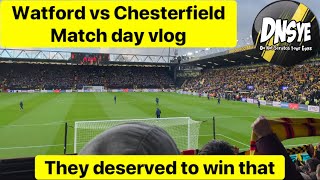 They deserved to win that Watford vs Chesterfield FA Cup 3rd round [upl. by Ettenirt266]