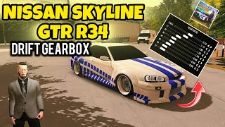 Best New Drift Settings for Nissan GTR R34 in Car Parking Multiplayer [upl. by Labors700]