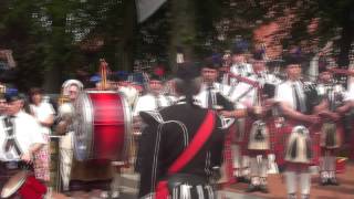 The Pipes and Drums of the Royal British Legion Osnabrück eV Scotland the Brave [upl. by Elleinwad]