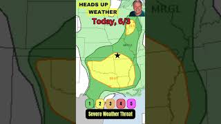 Severe Weather Forecast for Today 63 [upl. by Aihsoem863]