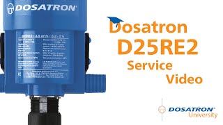 Dosatrons D25RE2 Service Video [upl. by Nalak]