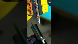 DIY Steel Drill Tap homemadetools threads [upl. by Arocat]