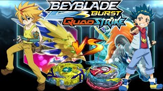 FAFNIR VS VALTRAYEK BEYBLADE BURST GAME PLAY [upl. by Ydnelg]