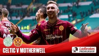 Moult brace helps Motherwell stun Celtic [upl. by Nomahs]