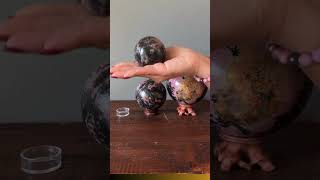 Rhodonite Sphere Venus Mercury Eclipse Crystal Ball [upl. by Korb]