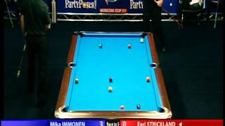 Mosconi Cup Top 5 Moments No3  Mika Immonen 50 Earl Strickland [upl. by Nitsud101]