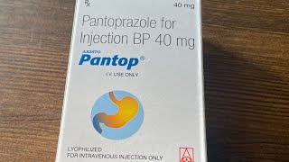 Pantop injection  pantop 40 injection  pantop injection uses in hindi  antacid  video [upl. by Goldie]