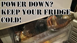 Quick Tip  Keep Your Fridge Cold During a Power Outage [upl. by Nylecyoj]