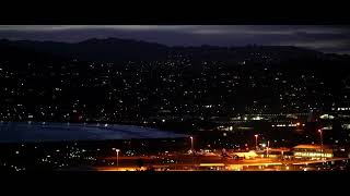 231011 Lyall Bay Wellington Airport Brooklyn wind turbine Lyall Bay Surf Cam Live [upl. by Nye]