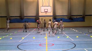 Warmup Games for Youth Basketball Tag Ball [upl. by Charlet]