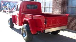 RARE 1953 Willys 4WD Pickup Truck Frame Off Restored FOR SALE [upl. by Eniruam]