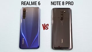 Realme 6 vs Redmi Note 8 Pro Speed Test amp Camera Comparison [upl. by Leynad]