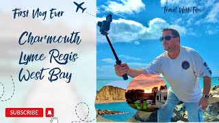 First Vlog Ever  Exploring Charmouth Lyme Regis amp West Bay in our caravan at Newlands Holiday Park [upl. by Aytnahs]