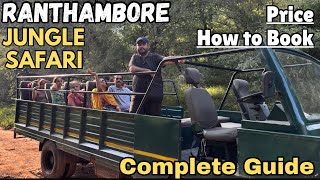 Ranthambore National Park SafariRanthambore National park Canter SafariBest Tiger Safari in India [upl. by Illa]