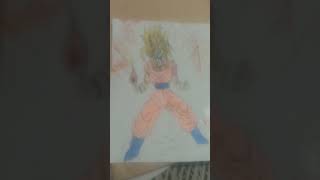 music beats A pencil sketch of Goku draw by Paru sharma goku [upl. by Ayahc]