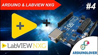 ARDUINO y LabVIEW NXG 4  Entradas Digitales [upl. by Skutchan]