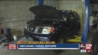 Mechanic fakes repairs on veterans ride [upl. by Dowdell]