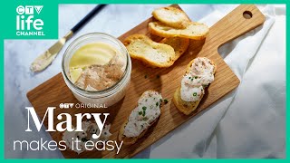 Salmon Rillette Recipe  Mary Makes It Easy [upl. by Neelrahc879]