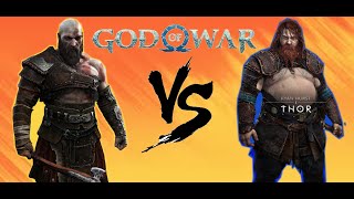 Kratos vs Thor Showdown  God of War Ragnarok 4K 60FPS [upl. by Ardolino376]