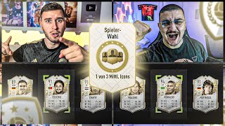 FIFA 22 RANDOM MID ICON PLAYER PICK WER BIN ICH BATTLE 🔥🔥 [upl. by Skcirdnek782]