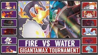 Final FIRE vs WATER  Gigantamax Pokémon Type Tournament Battle 7 [upl. by Araminta]