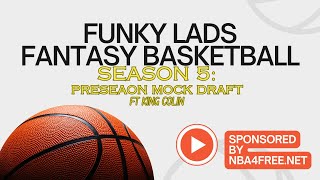 NBA Fantasy Mock Draft 9 CATS 12 [upl. by Belicia]