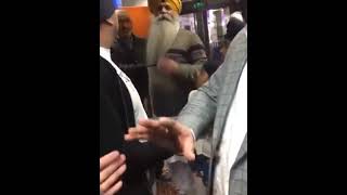 Gurdwara fight over stool on stage [upl. by Solegna]