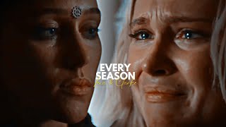 Lexa amp Clarke • Every Season the100 [upl. by Aleunamme988]