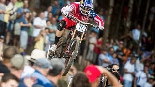 2014 UCI Downhill MTB WC Pietermaritzburg  Action Clip [upl. by Ylrebmyk]