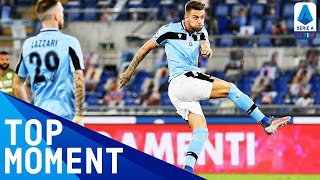 MilinkovicSavic Scores a SUPER Volley  Lazio 21 Cagliari  Top Moment  Serie A TIM [upl. by Lerret]