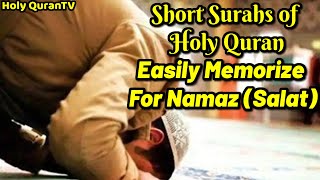 Short Surahs of Holy Quran Beautiful Soft Voice Recitation  Easily Memorize For Namaz Salat [upl. by Ayikahs843]