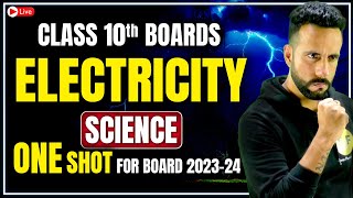 Electricity One Shot Physics Class 10th Science Complete Recall Board Exam 202324 with Ashu Sir [upl. by Federico]