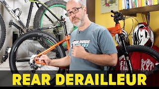 How to adjust your rear derailleur on a mountain bike [upl. by Circosta539]