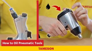 How to Oil Pneumatic Tools  Tameson [upl. by Dareg]