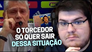 CASIMIRO REAGE PAULO AUTUORI X RÁDIO CRUZEIRO ESPORTE  PERGUNTA NA COLETIVA  Cortes do Casimito [upl. by Bak396]