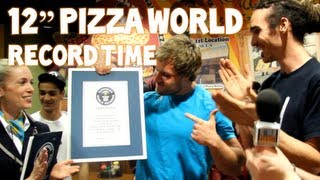 Worlds Fastest Time To Eat A 12quot Pizza  4131 Seconds  Furious Pete [upl. by Orfield]