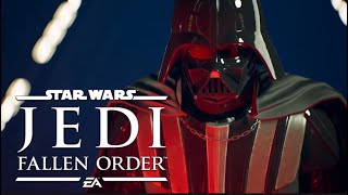 Star Wars Jedi Fallen Order  Darth Vader scene and Ending Music included [upl. by Jory]