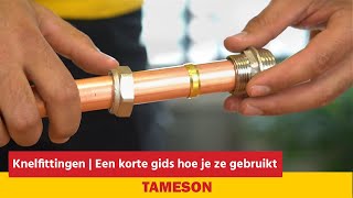 Knelfittingen  Een korte gids hoe je ze gebruikt  Tameson [upl. by Asirahc]