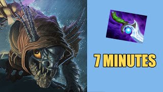 Winning the lane easily and crafting a Diffusal Blade within 7 minutes  Slark [upl. by Norbie]