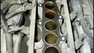 How to replace valve cover gaskets on a 1998 Mazda MPV 30 liter [upl. by Siddon465]