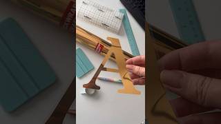 Letter Cake Topper DIY caketoppertutorial [upl. by Audley688]