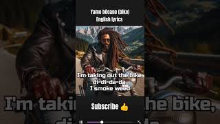 yame becane english lyrics subscribe 👍👍😉 [upl. by Koralle515]