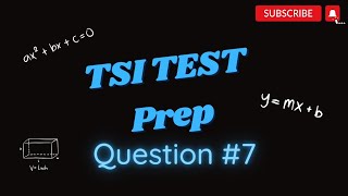 TSI MATH Practice 7 [upl. by Nillor]