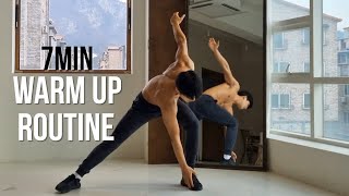 WARM UP EXERCISES BEFORE WORKOUT 7 MIN  Dynamic Stretching Routine  운동 전 워밍업 루틴  동적 스트레칭 [upl. by Nalced969]