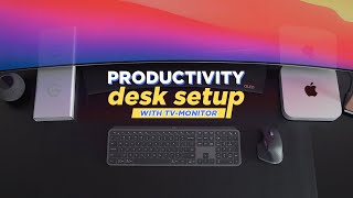 Productivity Desk Setup With TVmonitor  Autonomous x Mike and Matty [upl. by Abocaj]