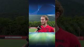 Filipe Luís se irrita com arbitragem Se o VAR tem dúvida é contra o Flamengo [upl. by Grae190]