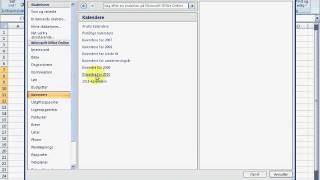 Kalender i Excel  Find kalender i regneark [upl. by Endor]